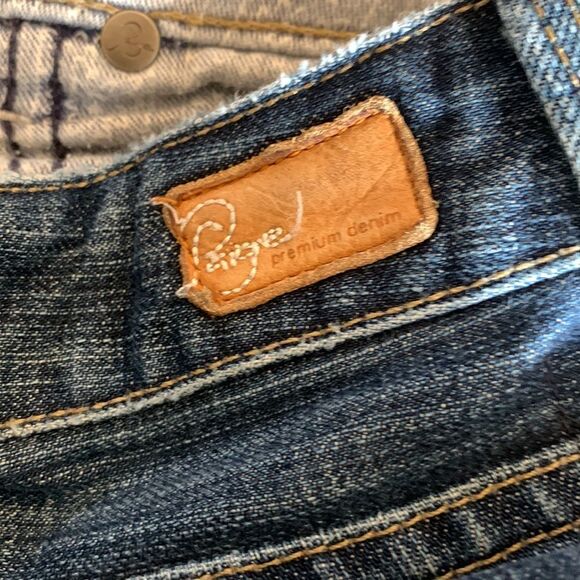 PAIGE JEANS Hollywood Hills distressed denim Inseam 30” Size 29 (8) - Picture 6 of 7